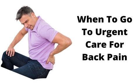 Salem Urgent Care Back Pain