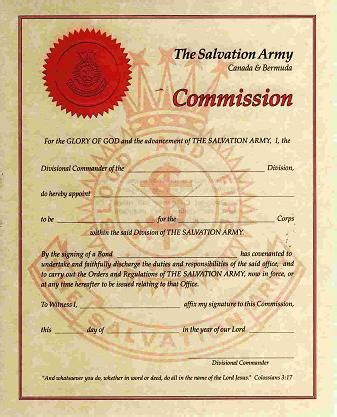 Salvation Army Officer Salary