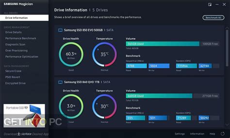 Samsung Magician Drive Health Critical