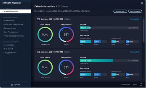 Samsung Magician Performance Optimization