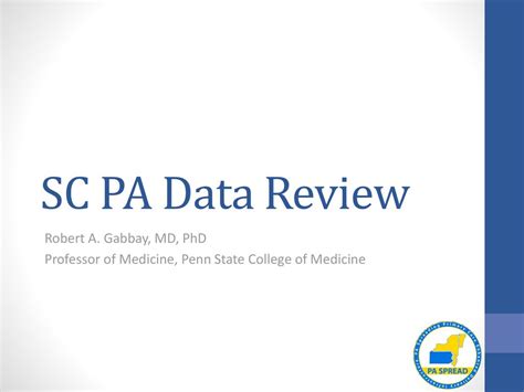 Sc Pa Data Review Robert A Gabbay Md Phd Ppt Download