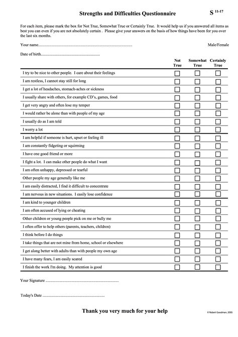 School Health Questionnaire