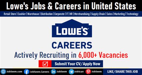 Search Apply Lowe S Careers