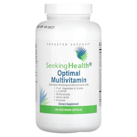 Seeking Health Multivitamin Benefits