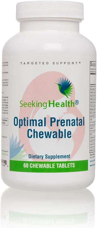 Seeking Health Optimal Prenatal Chewables