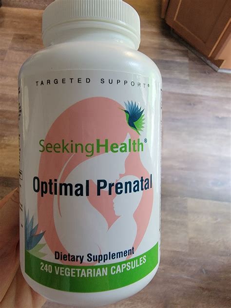 Seeking Health Optimal Prenatal Ingredients