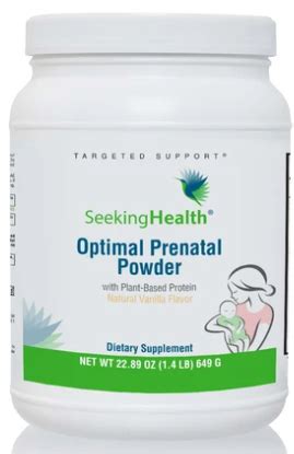 Seeking Health Optimal Prenatal Powder