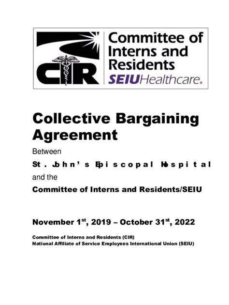 Seiu Collective Bargaining Agreement