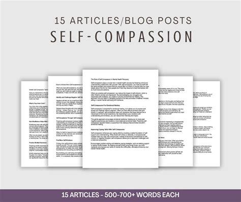 Self Compassion Articles