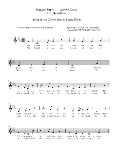 Semper Supra Sheet Music