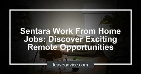 Sentara Remote Jobs