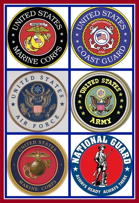 Service Emblems All Military Branches