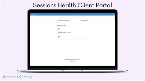 Sessions Health Patient Portal