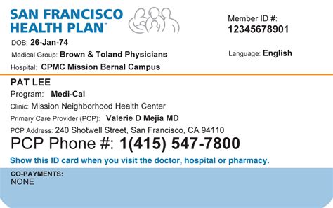 Sf Health Plan Dental