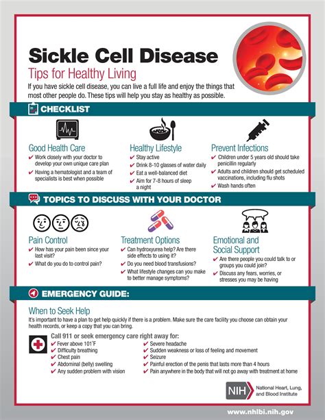 Sickle Cell Disease Tips For Healthy Living Onescdvoice