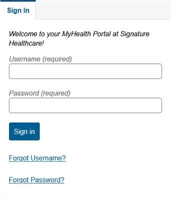 Signature Healthcare Portal App