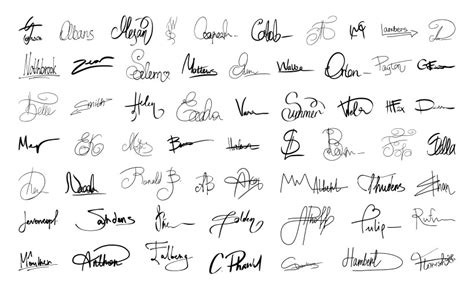 Signature Signatures Surname Vector Images 87