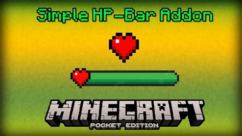 Simple Health Bar Minecraft