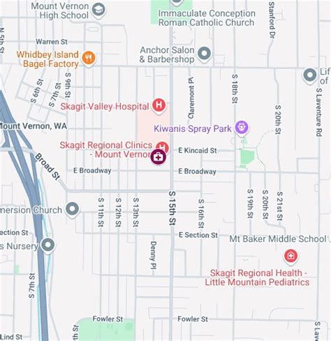 Skagit Regional Health Map