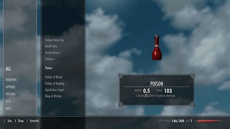 Skyrim Poison Id