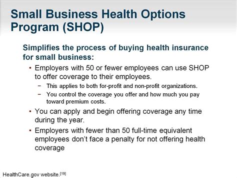 Small Business Health Options Shop