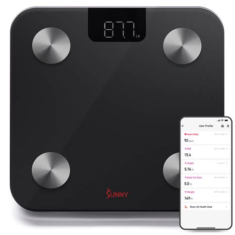 Smart Body Composition Weight Scale Sunny Health Fitness Sunny Health And Fitness