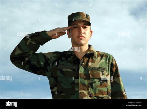 Soldiers Standing At Attention