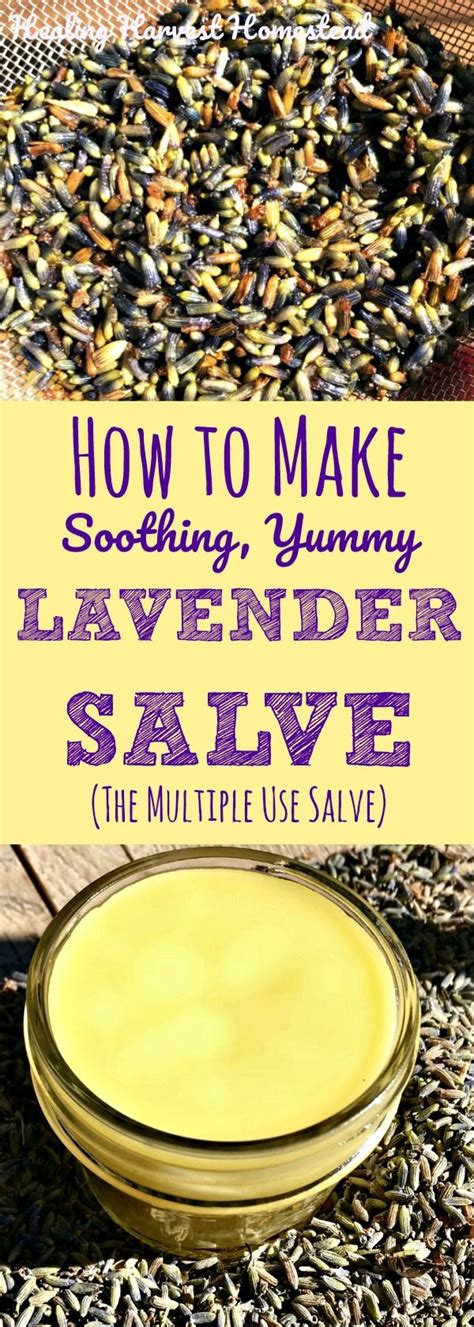 Soothing Healing Lavender Salve Recipe Easy And Multiple Use All Posts Healing Harvest