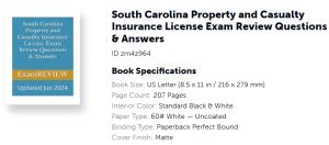 South Carolina Insurance Agent Exam