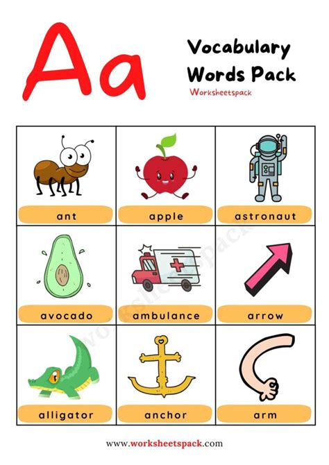 Spelling Words A To Z