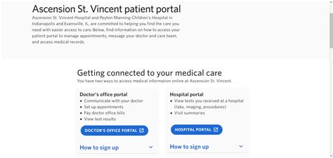 St Vincent Mychart Portal