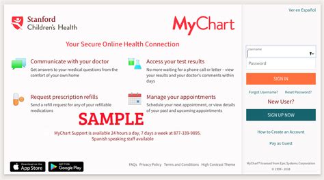 Stanford Children S Health Mychart