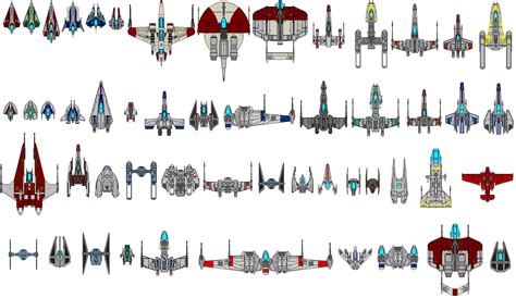 Star Wars Fighter Ships List