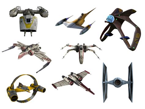 Star Wars Starfighters List