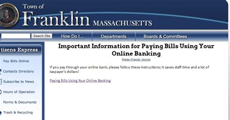 State Of Franklin Bill Pay