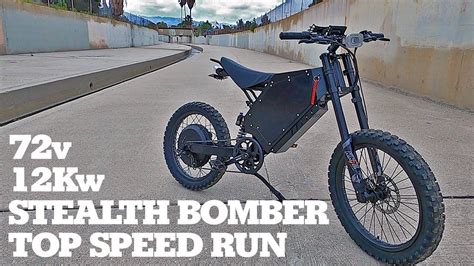 Stealth Bomber Bike Top Speed