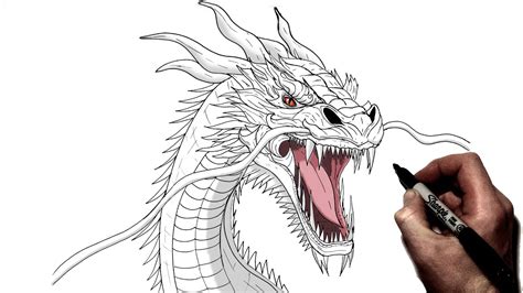 Step By Drawing Chinese Dragon