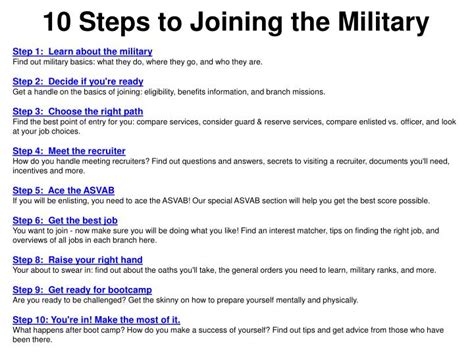 Steps To Joining The Navy