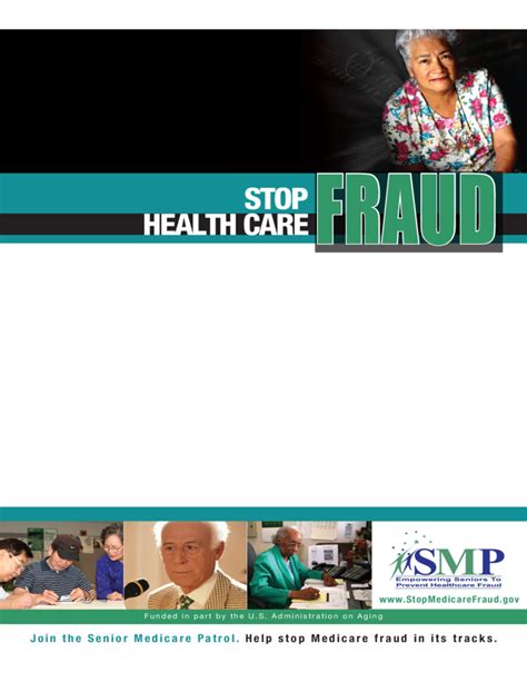 Stop Health Care Fraud Event Flyer Template Free Download