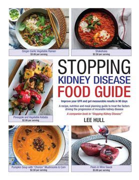 Stopping Kidney Disease Food Guide A Recipe Nutrition And Meal Planning Guide To Treat The Factors Driving The Progression Of Incurable Kidney