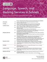 Structured Literacy Intervention For Students With Dyslexia Focus On Growing Morphological Skills Language Speech And Hearing Services In Schools