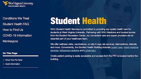 Student Health Website