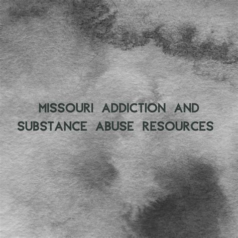 Substance Abuse In Missouri