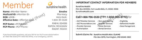 Sunshine Health Medicaid Group Number