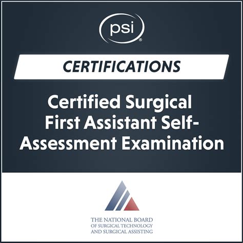 Surgical First Assistant Certification