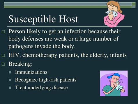 Susceptible Host Definition in Healthcare