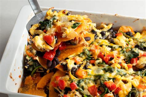 Sweet Potato Enchiladas Casserole