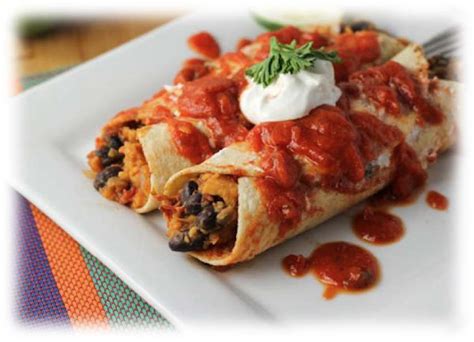 Delicious Sweet Potato Enchiladas