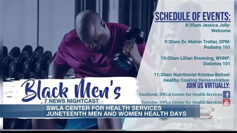 Swla Center For Health Services Holding Men S And Women S Health Days