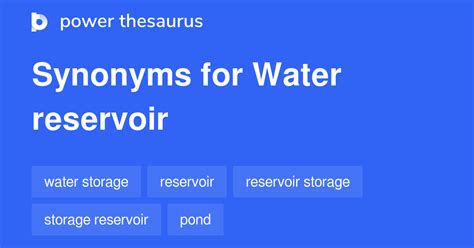 Synonym Reservoir